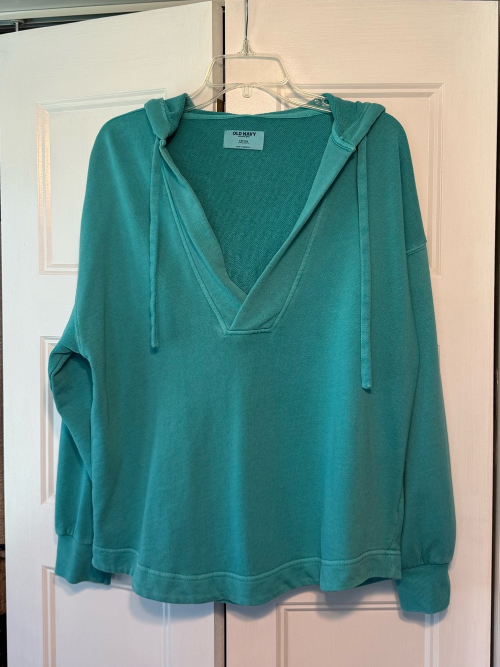Old Navy turquoise oversized hoodie